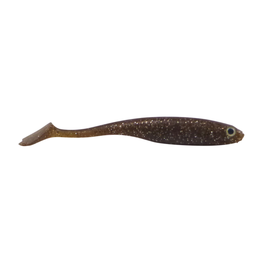Swimerz Soft Shad 100mm Paddle Tail lure, Witchetty Grub, 6 pack